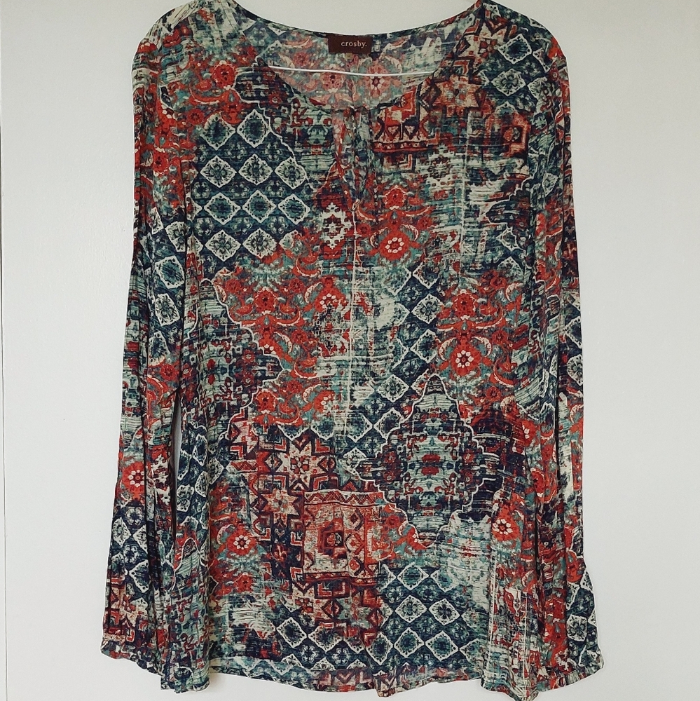 Crosby Multicolored blouse size M